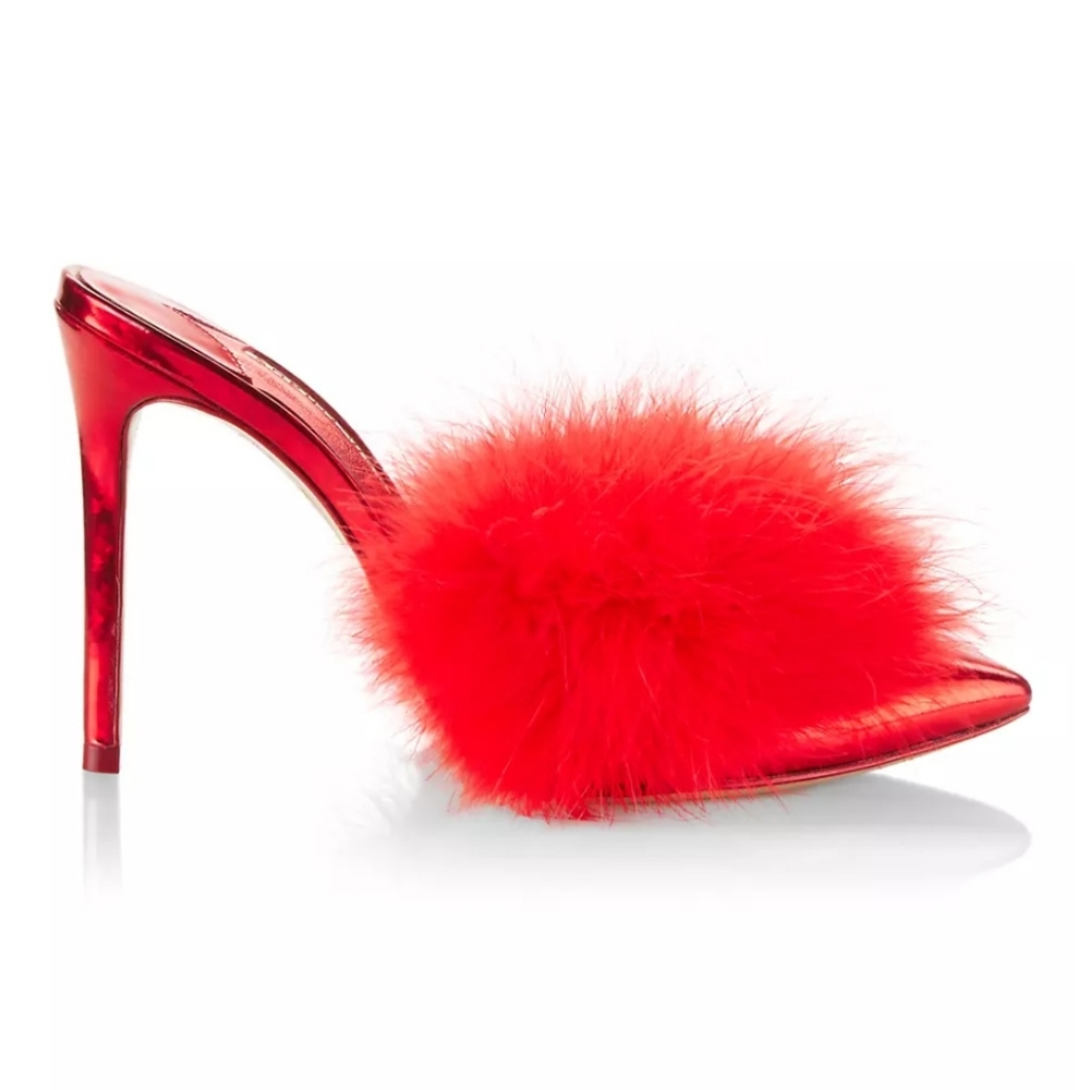 Sophia Webster Red mule shoes